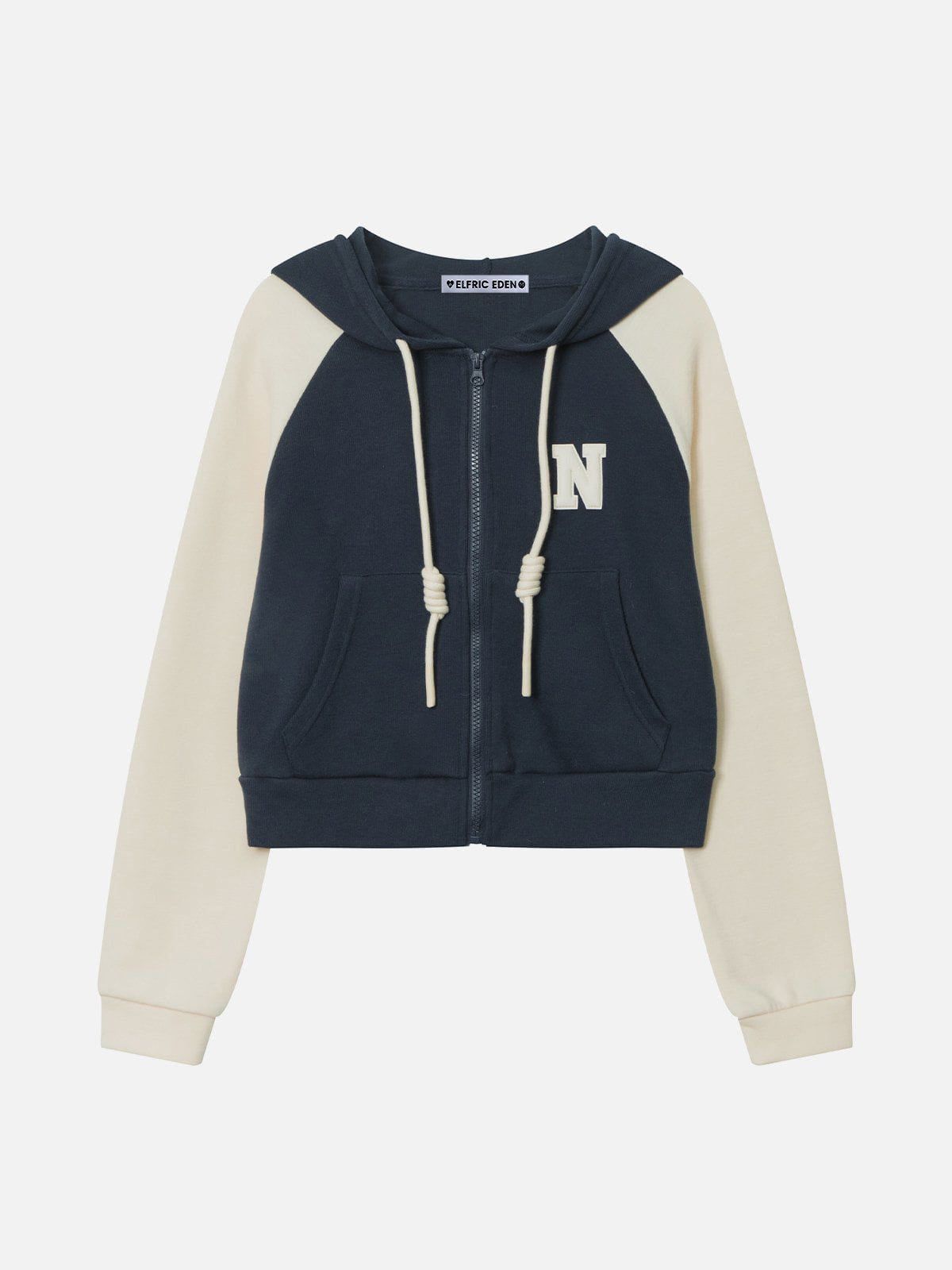 Color Block Zip Up Hoodie for Men & Women | Aelfric Eden