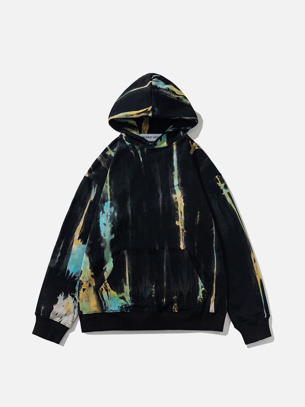 Colorful Graffiti Hoodie for Men & Women | Loose Fit & Kangaroo Pockets | Aelfric Eden