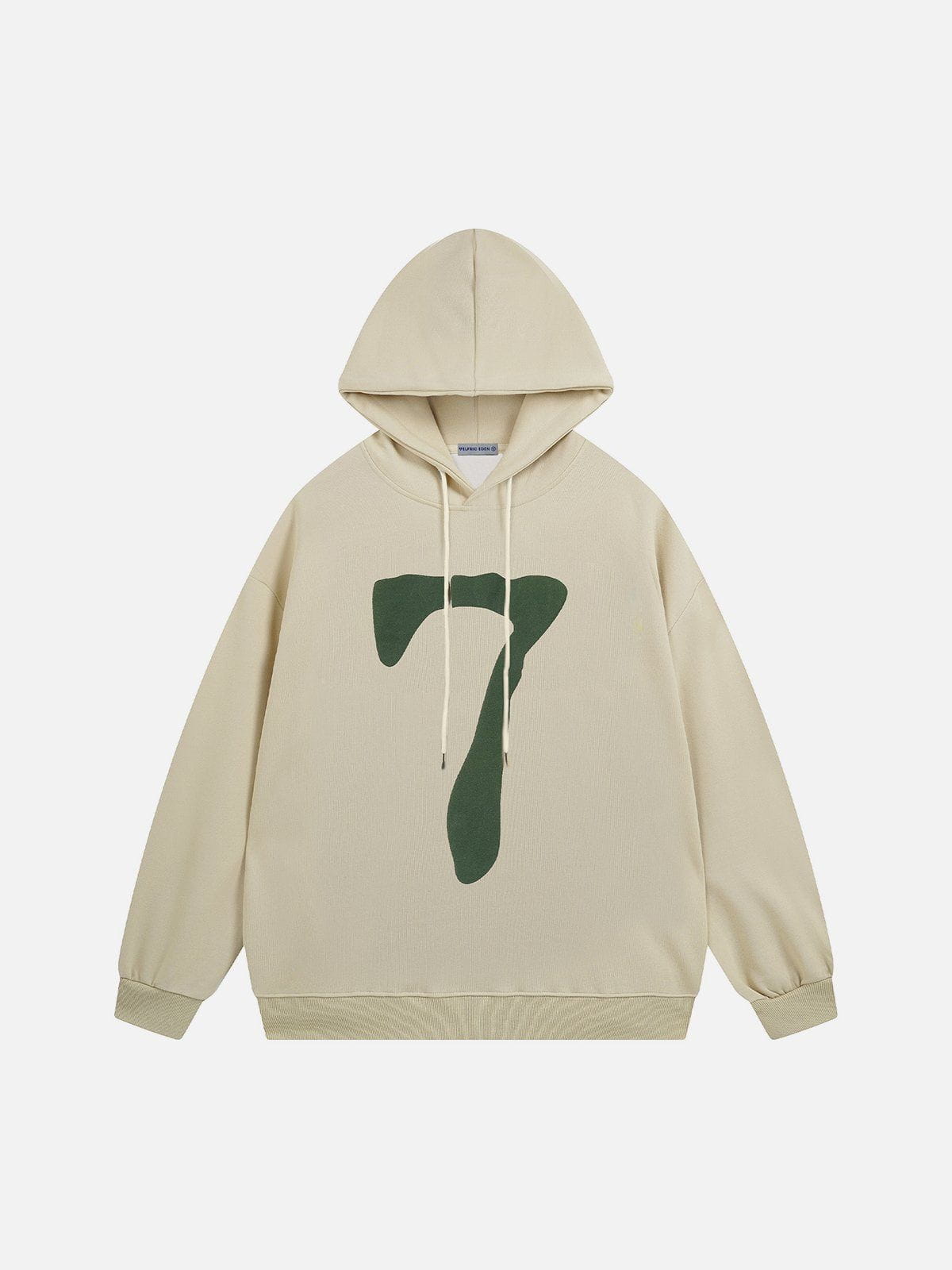 Number Print Hoodie for Men | Aelfric Eden Oversized Sweatshirt