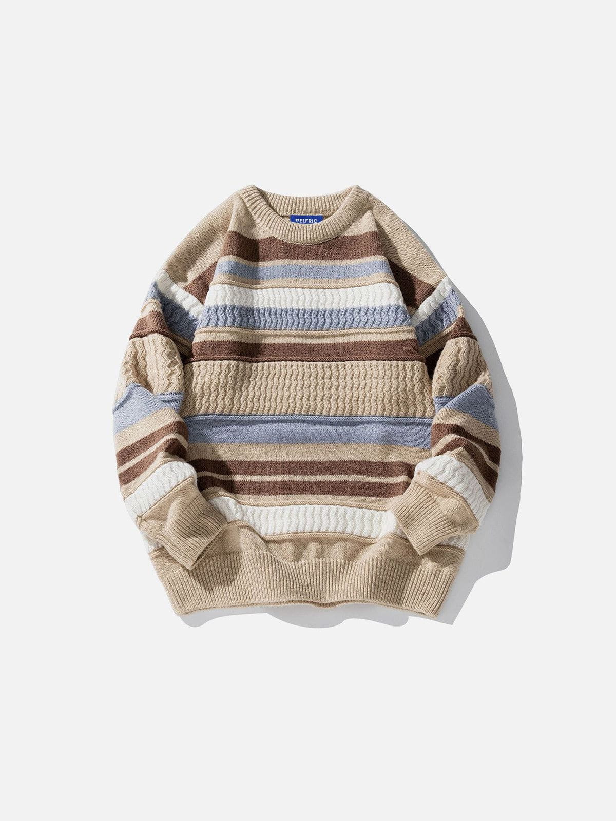 Color Block Stripe Sweater for Men 2024 | Aelfric Eden
