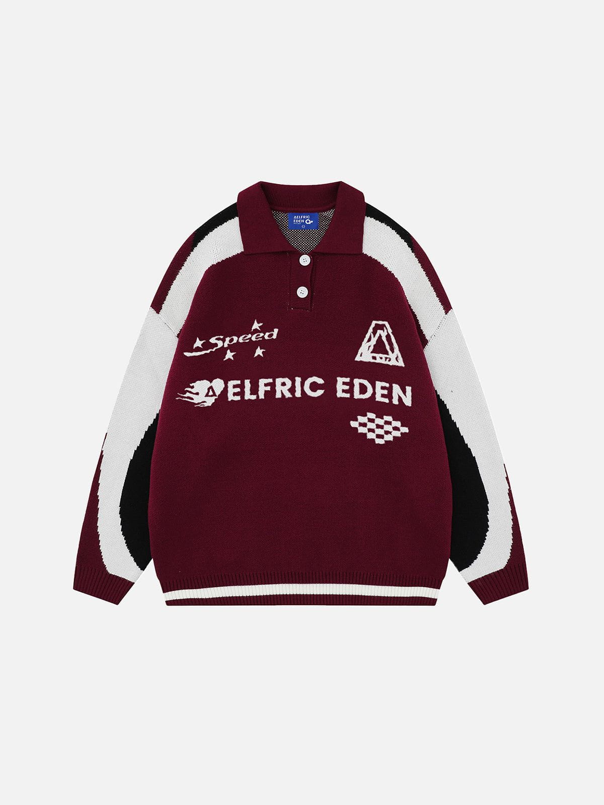 Patchwork Racing Sweater for Men & Women | Aelfric Eden