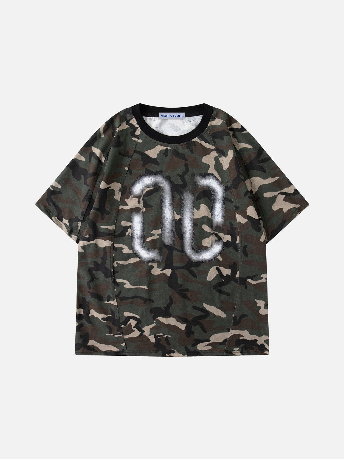 Camouflage Print Oversized T-Shirt | Aelfric Eden
