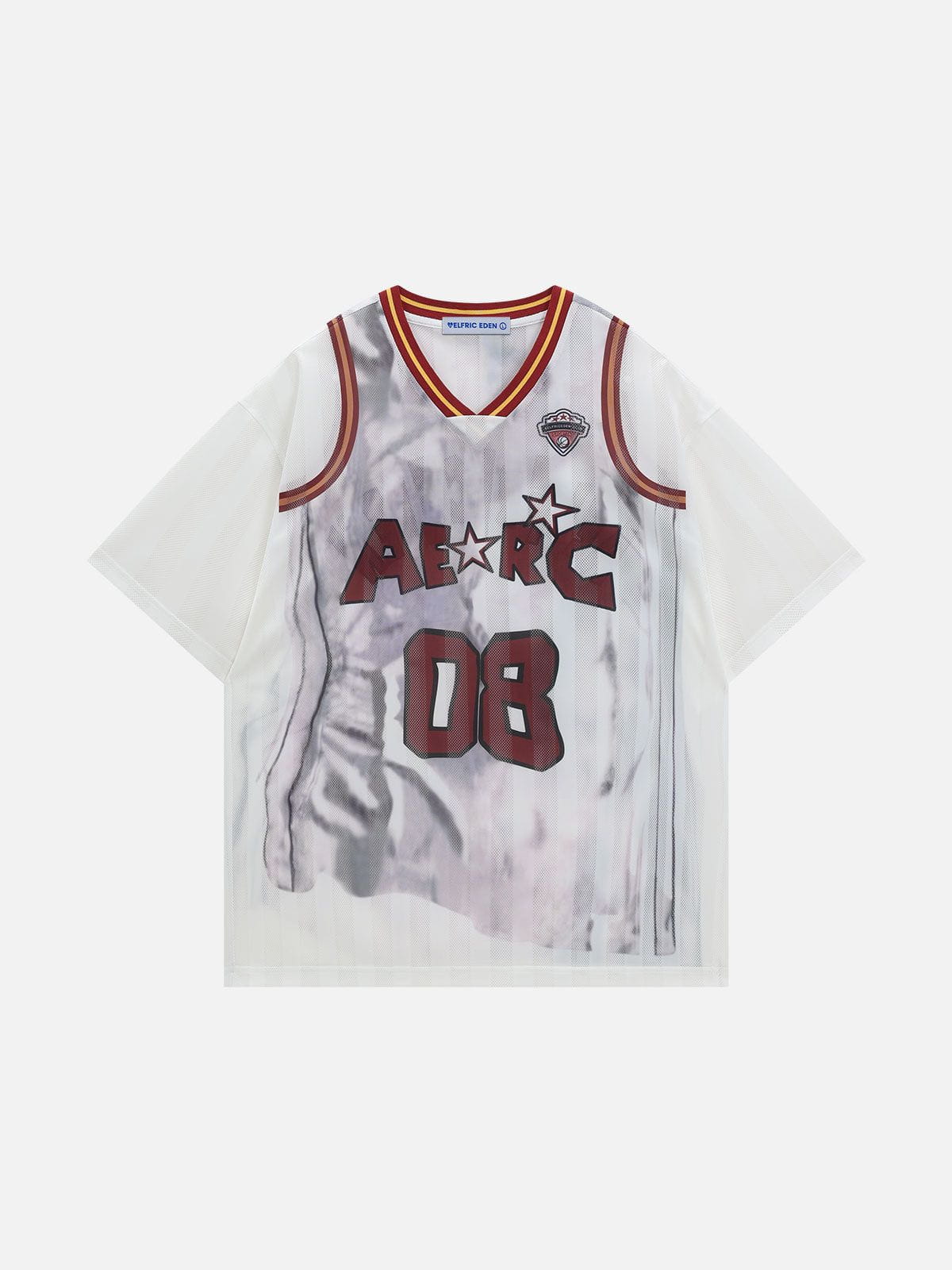 Breathable Mesh Football Jersey with Layered Design | Aelfric Eden