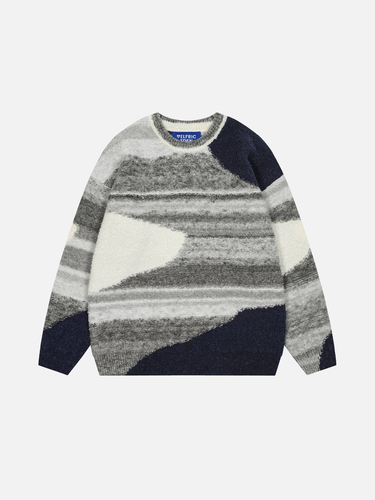 Color Block Patchwork Sweater for Men & Women | Aelfric Eden