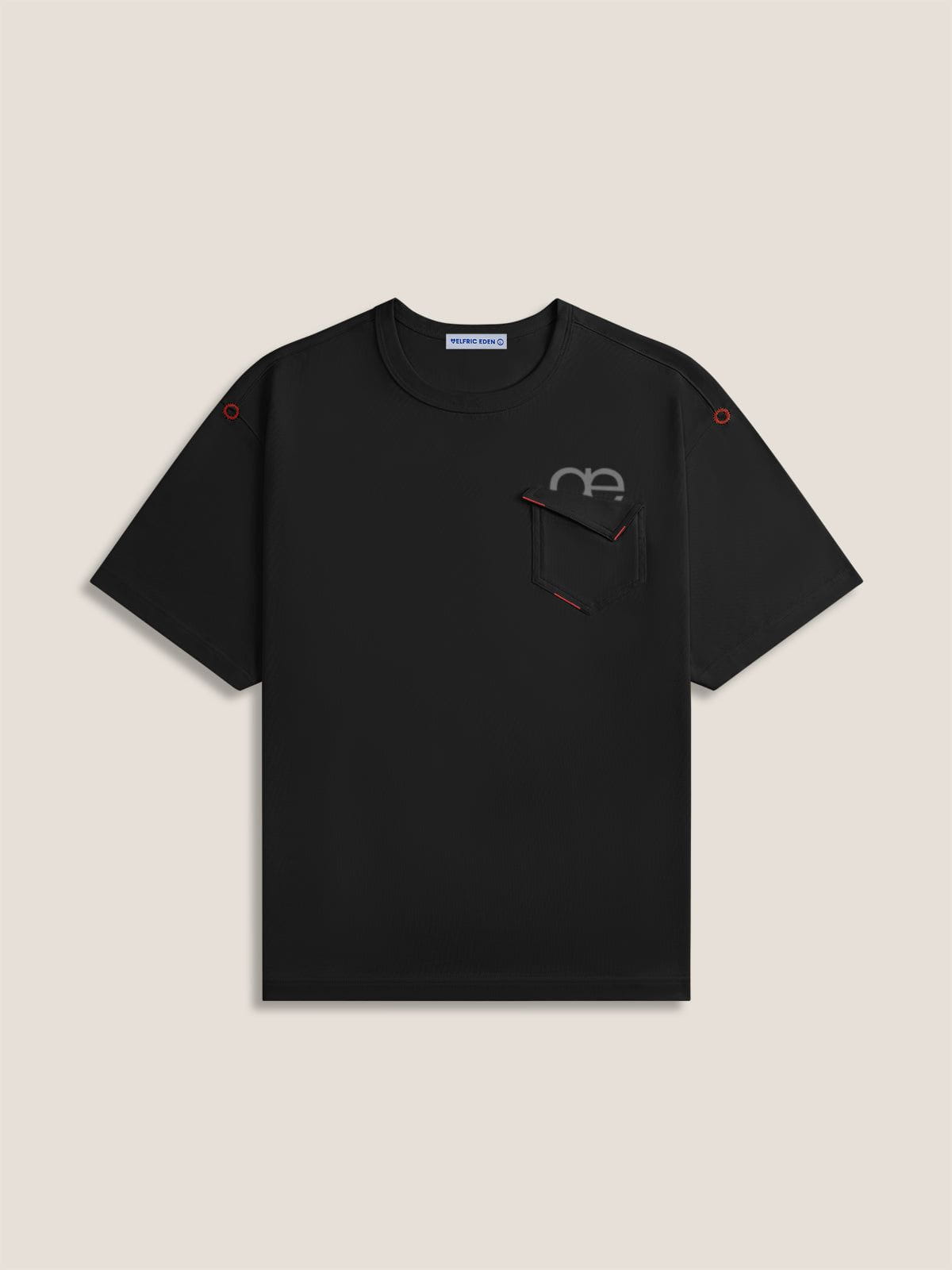 Essential Fold Pocket Tee for Men | 100% Cotton Casual Shirt | Aelfric Eden
