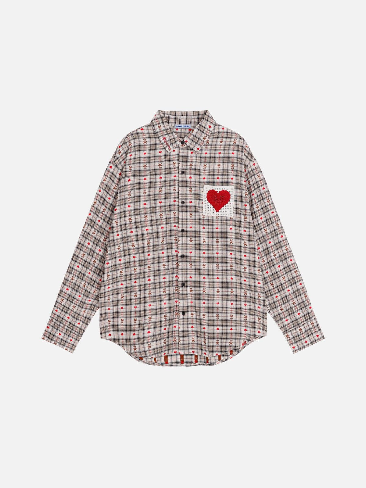 Cut-Out Heart Long Sleeve Shirt | Aelfric Eden