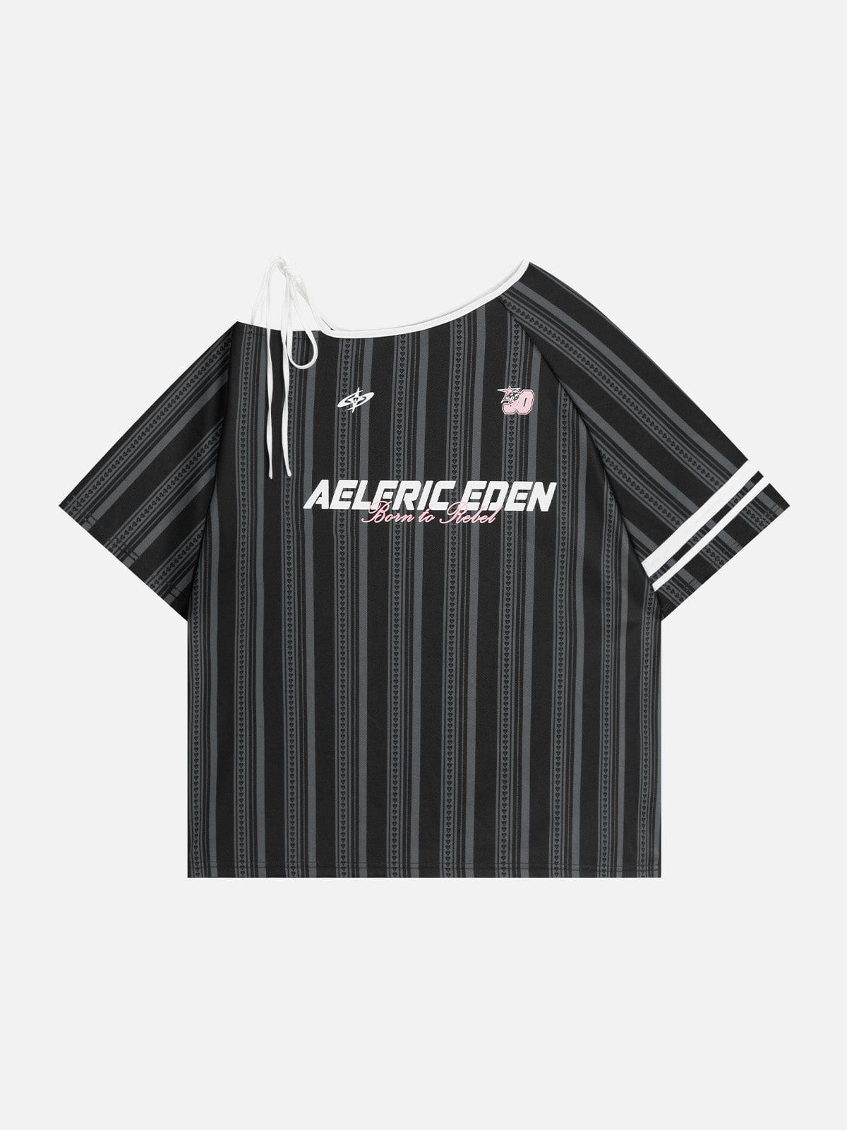 Striped Off-The-Shoulder Tee for Women | Aelfric Eden