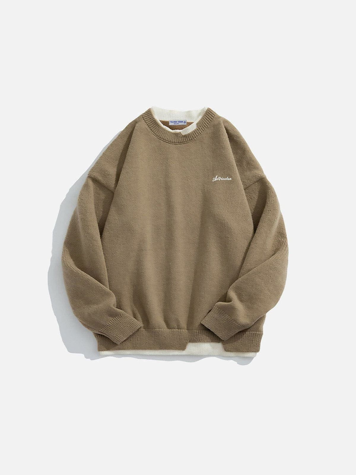 Faux Two-Piece Sweater for Women & Men | Aelfric Eden