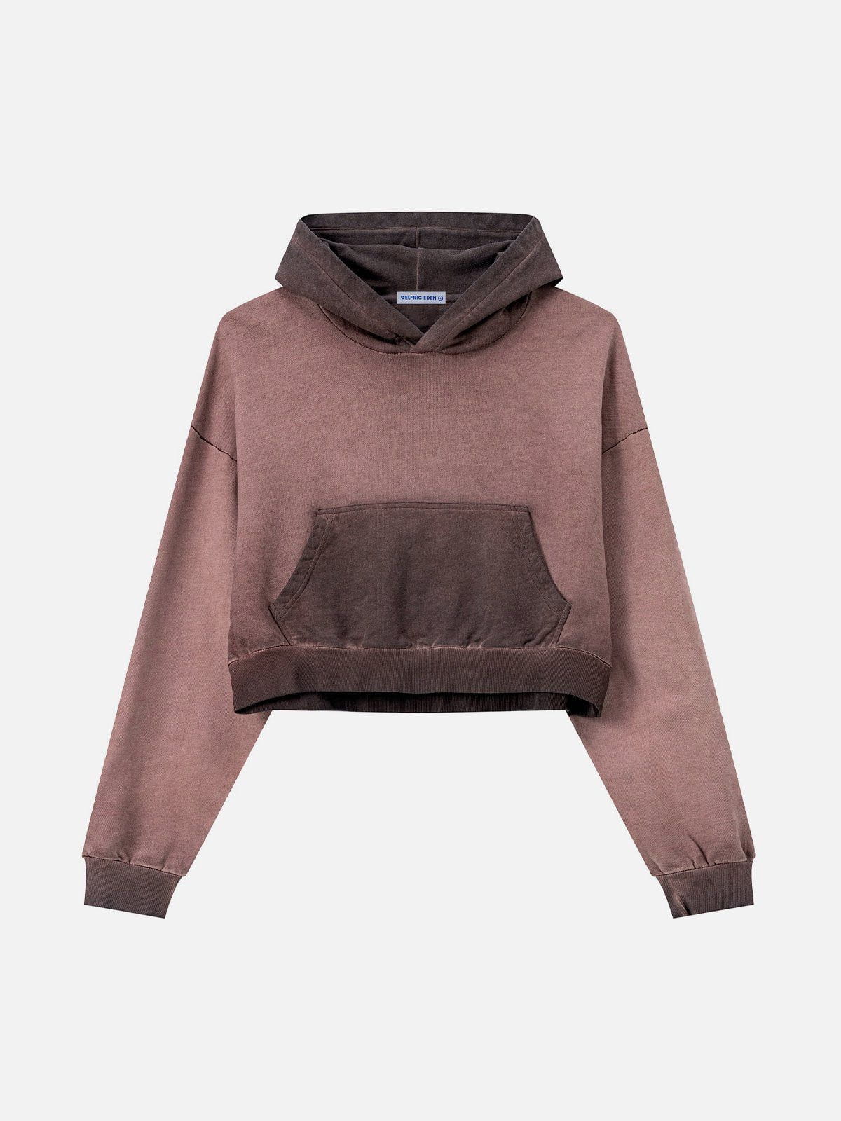 Washed Cropped Hoodie for Women | Aelfric Eden Cotton Vintage