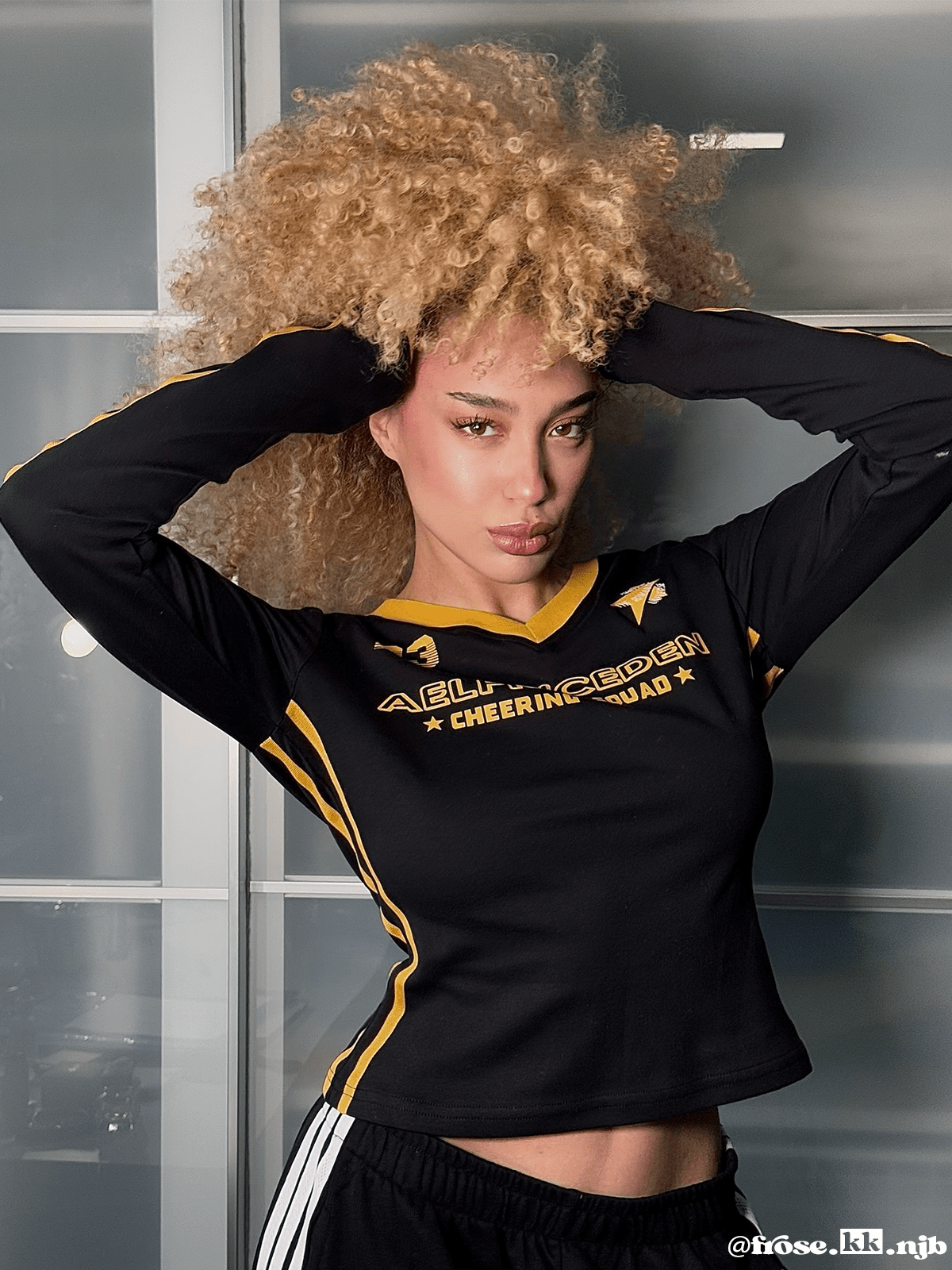 Black & Yellow Patchwork Long Sleeve Tee | Aelfric Eden