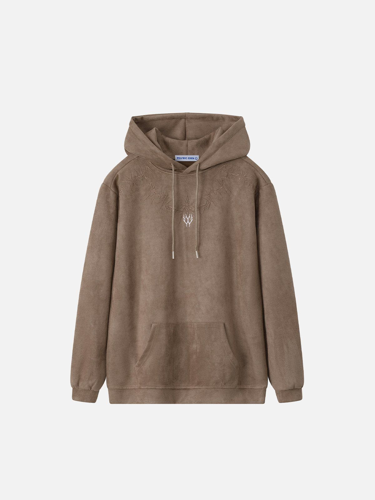 Embroidered Suede Hoodie for Men & Women | Aelfric Eden