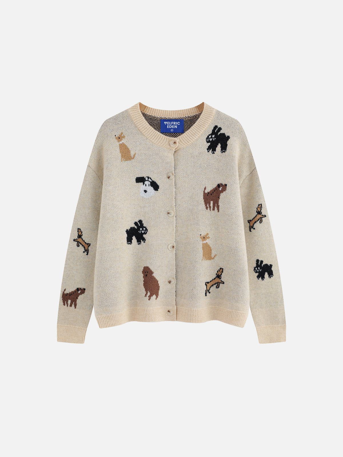 Cartoon Animal Graphic Cropped Cardigan | Aelfric Eden