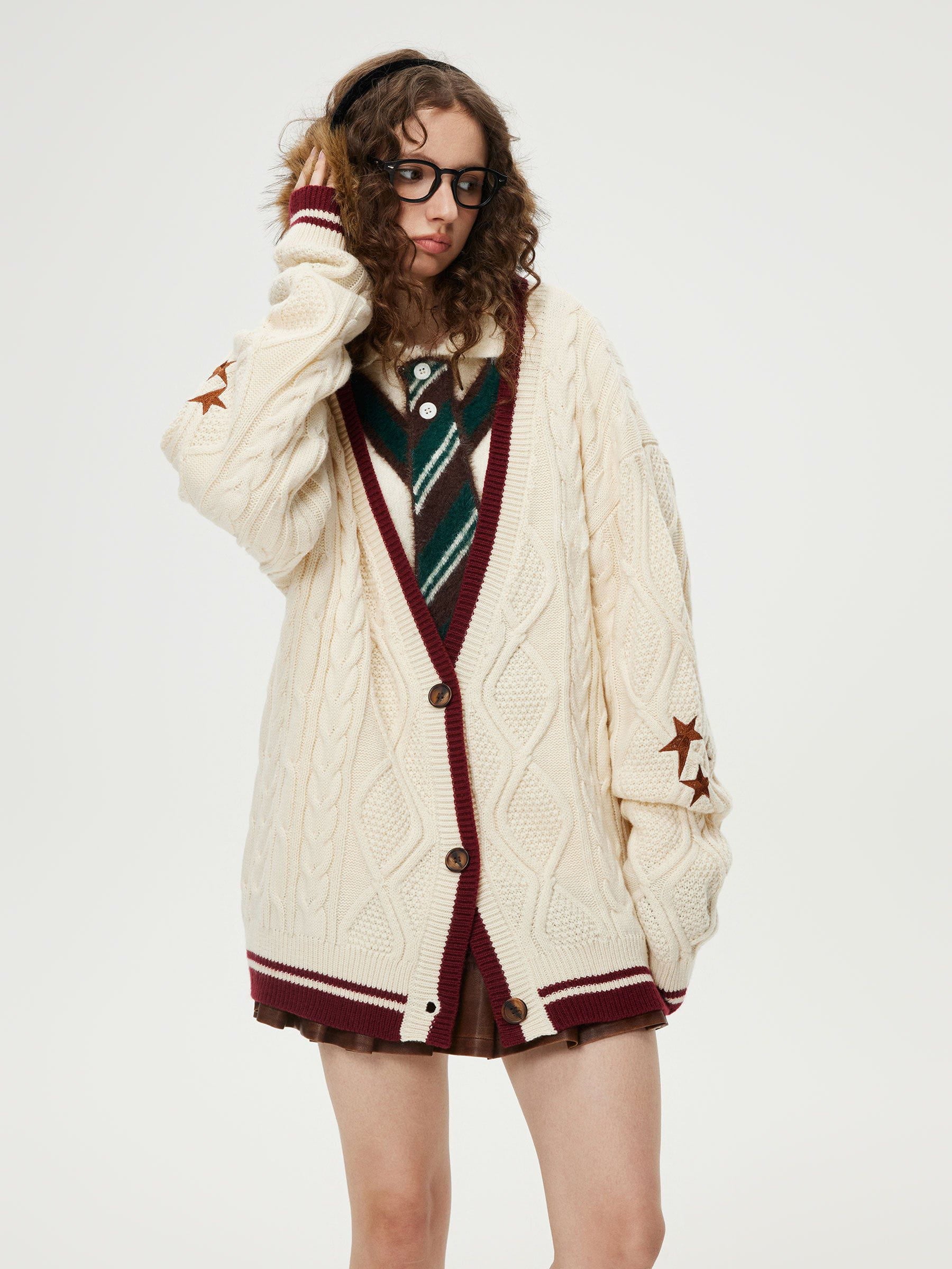 Color Block Star Cardigan for Women | Aelfric Eden