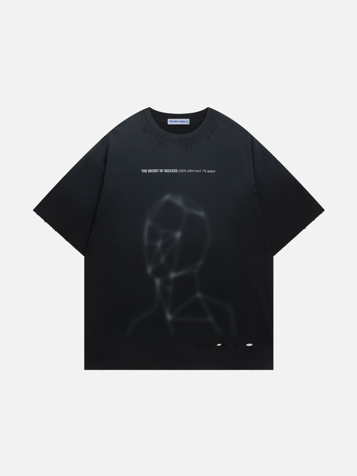 Shadow Print Washed Cotton Tee | Aelfric Eden