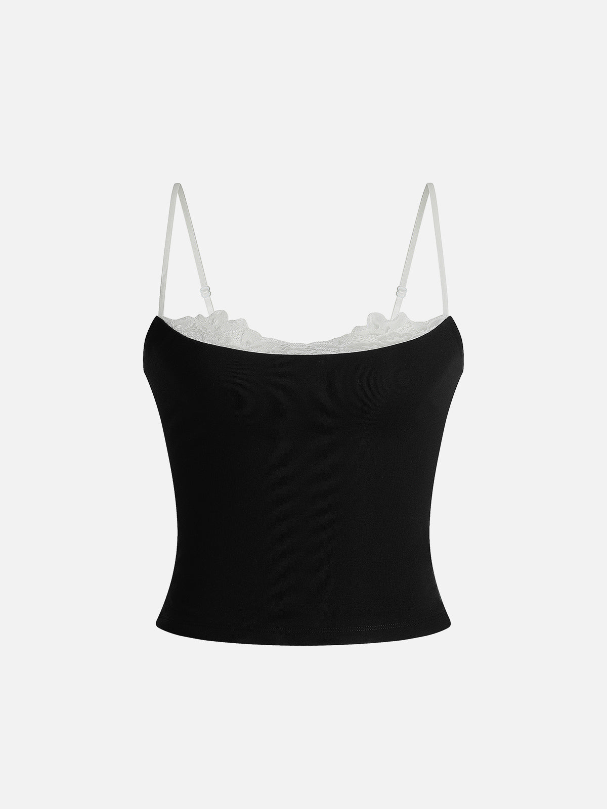 Lace Patchwork Cami Top with Adjustable Straps | Aelfric Eden