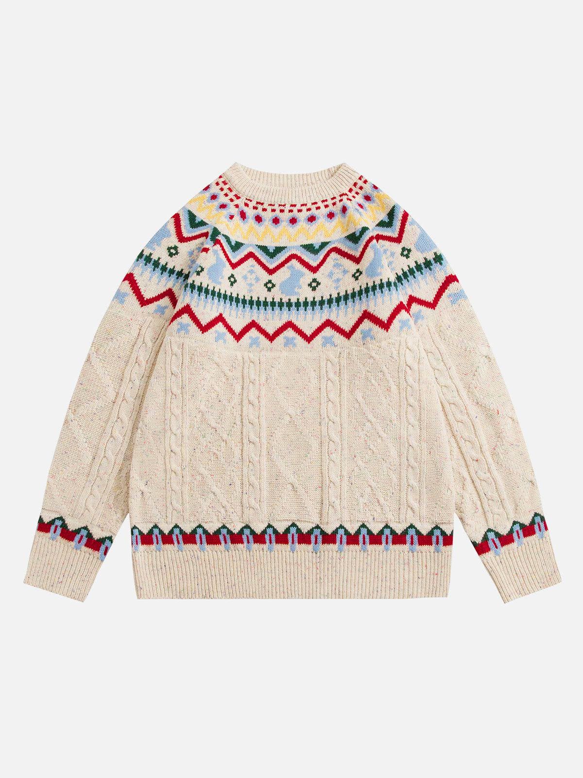 Fair Isle Knit Sweater for Women & Men | Aelfric Eden