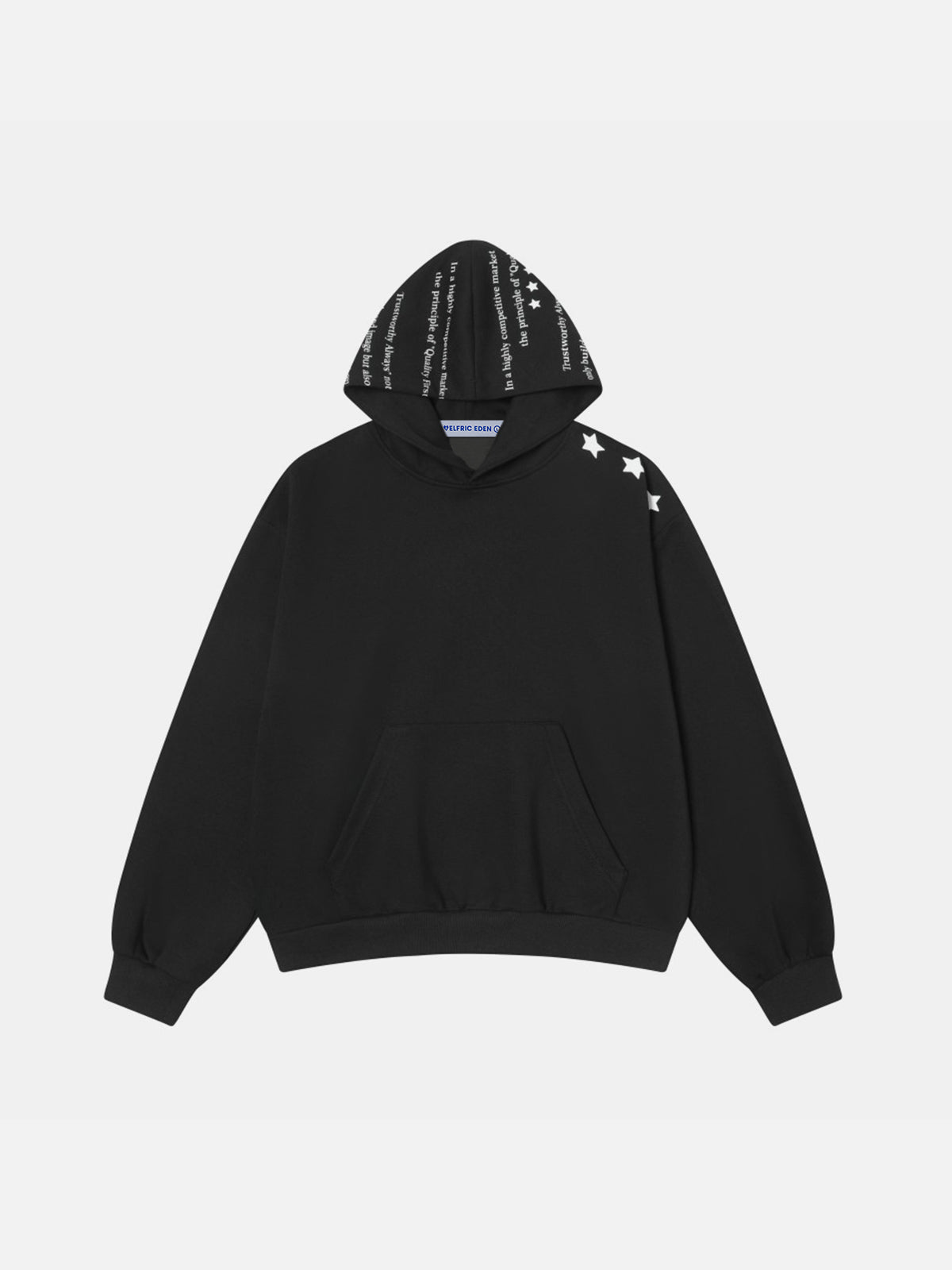 Star Print Pullover Hoodie for Streetwear | Aelfric Eden