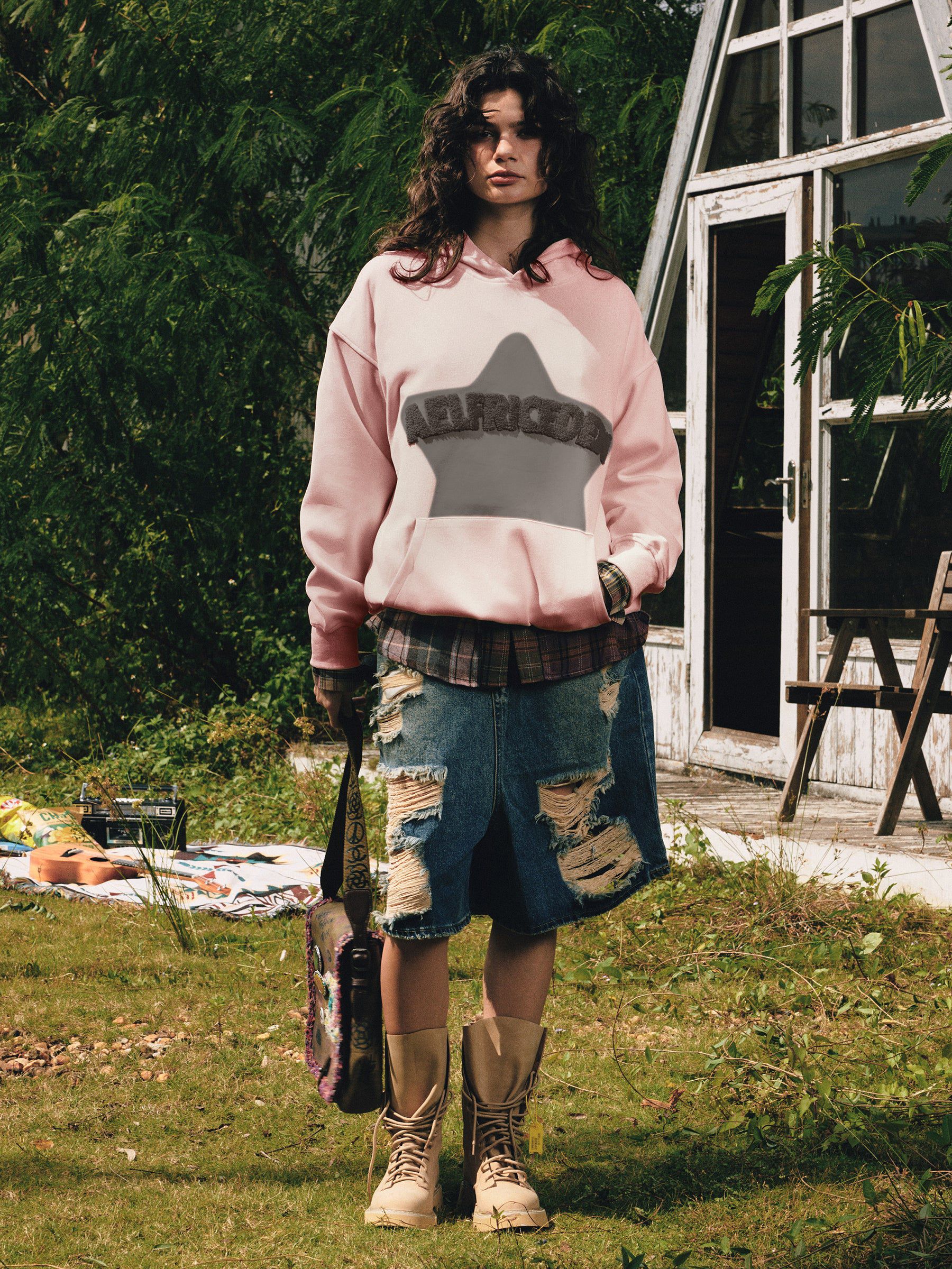 Vintage Star Embroidery Hoodie for Men & Women | Aelfric Eden