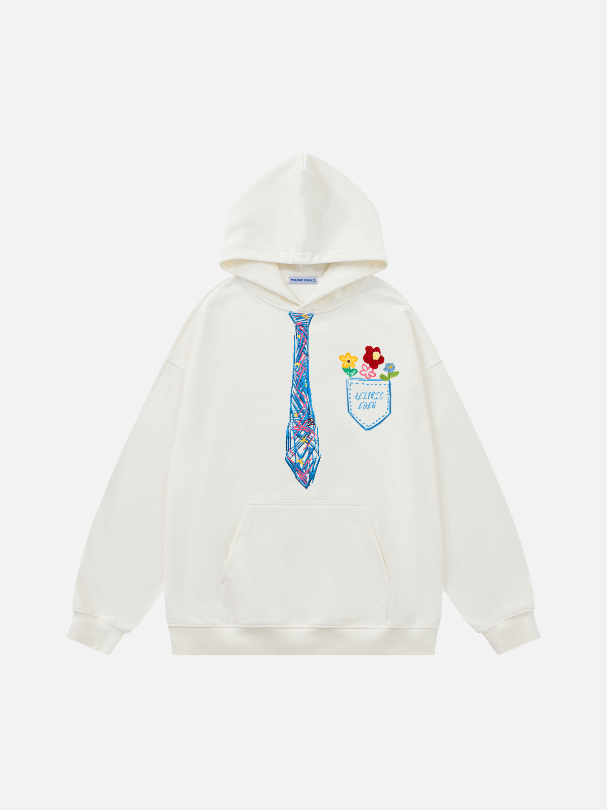 Graffiti Print Oversized Hoodie | Aelfric Eden Cotton Pullover
