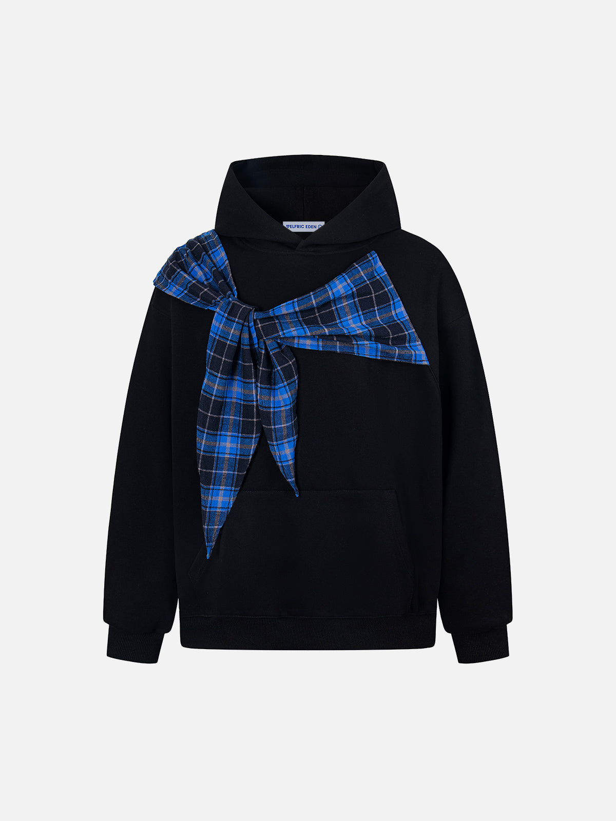 Vintage Plaid Bow Pullover Hoodie | Aelfric Eden