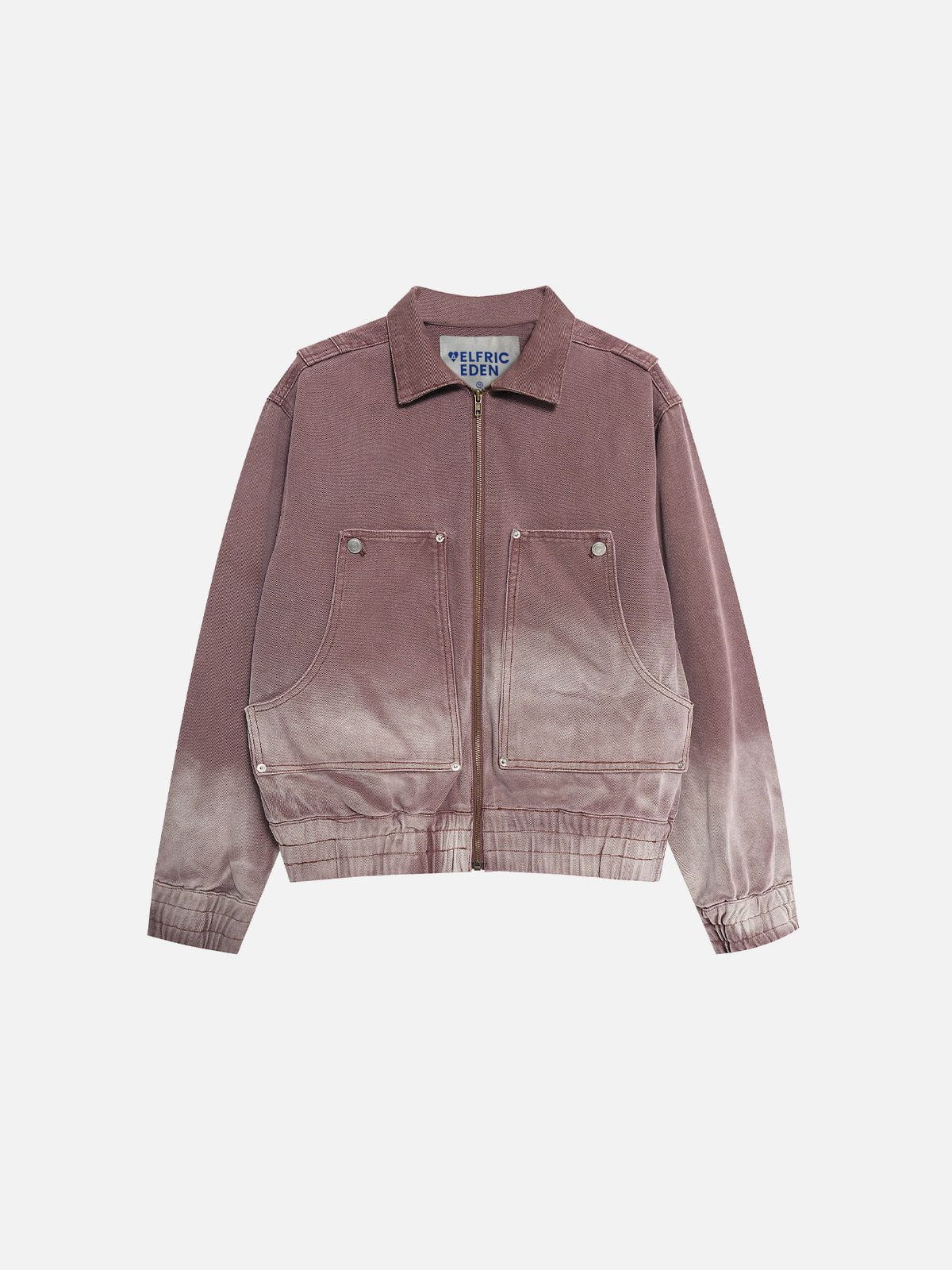 Gradient Washed Zip-Up Jacket for Men | Aelfric Eden