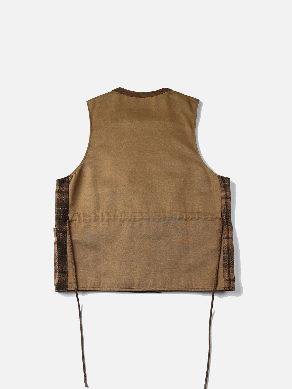Plaid Patchwork Vest for Men | Aelfric Eden Streetwear