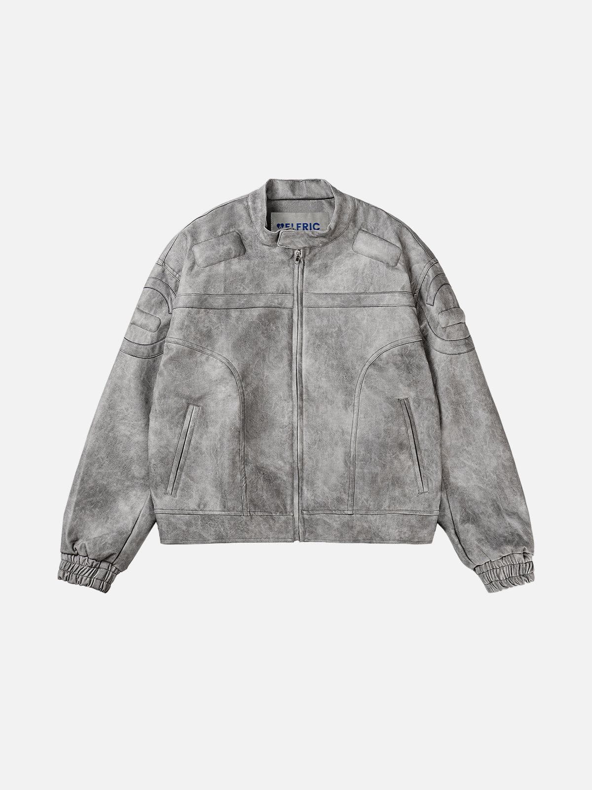 Aelfric Eden Quilting Washed Racing Jacket | 100% Cotton Patchwork