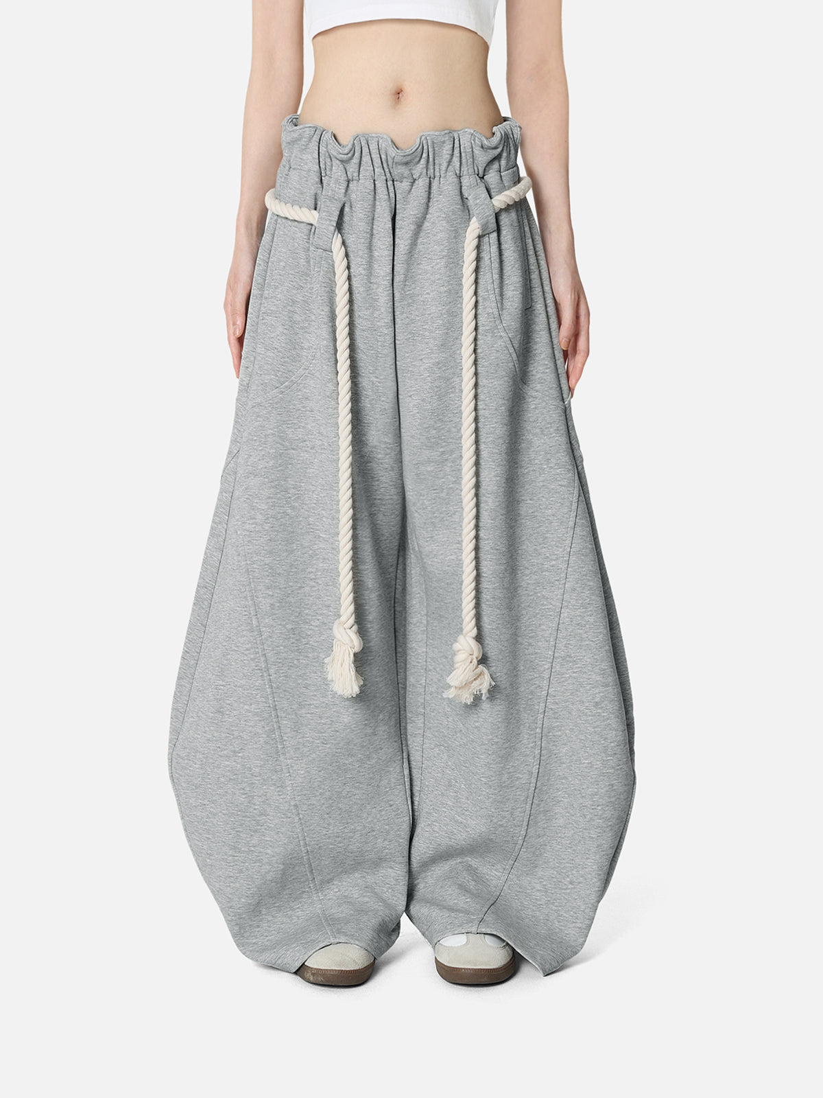 Super Baggy Sweatpants for Men with Rope Detail | Aelfric Eden