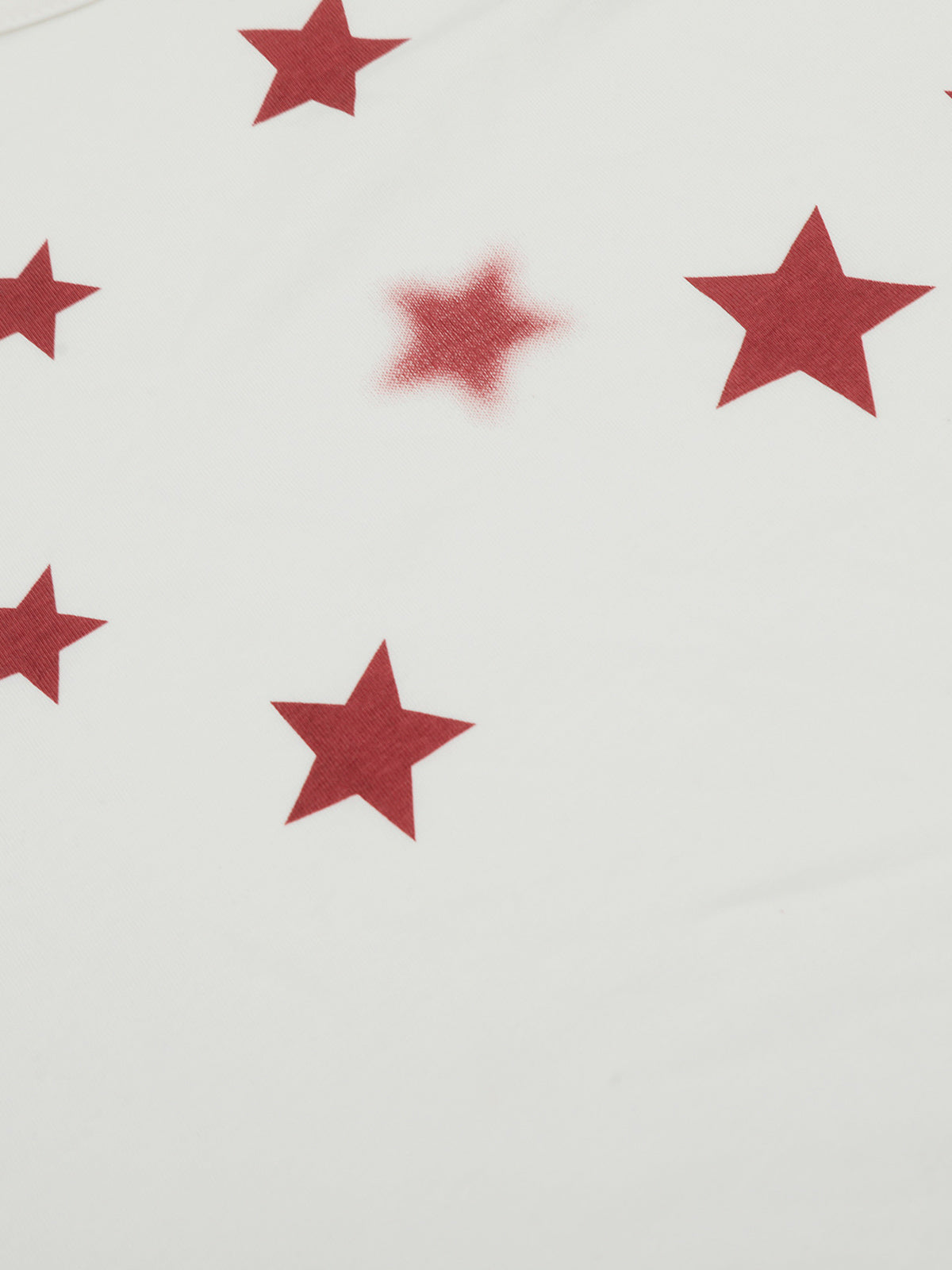 Star Print Off-Shoulder Tee for Dates & Vacations | Aelfric Eden