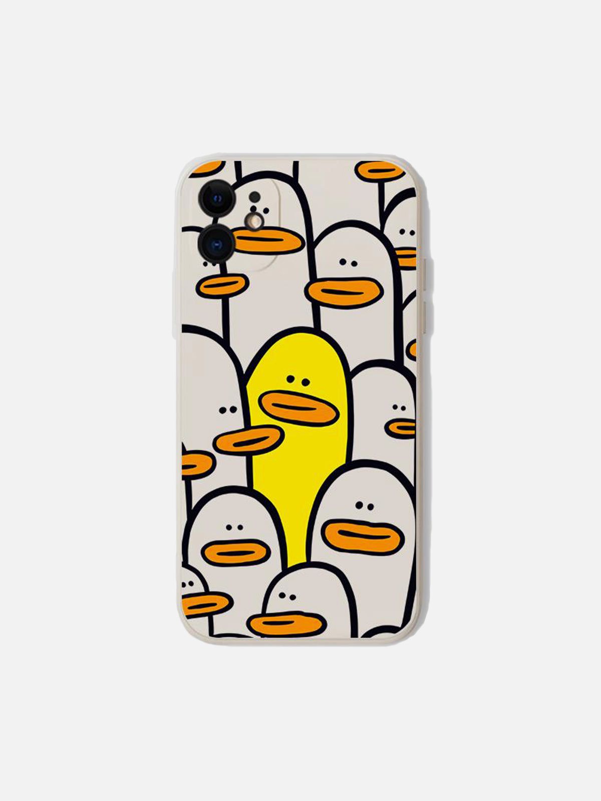 Soft Silicone iPhone Case with Anti-Slip Grip | Big Mouth Duck Design