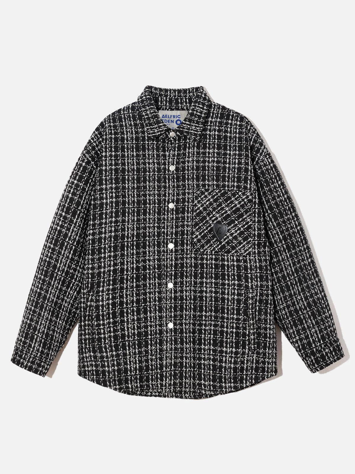 Vintage Plaid Jacket for Women & Men | Oversized Warm Coat | City Of Love