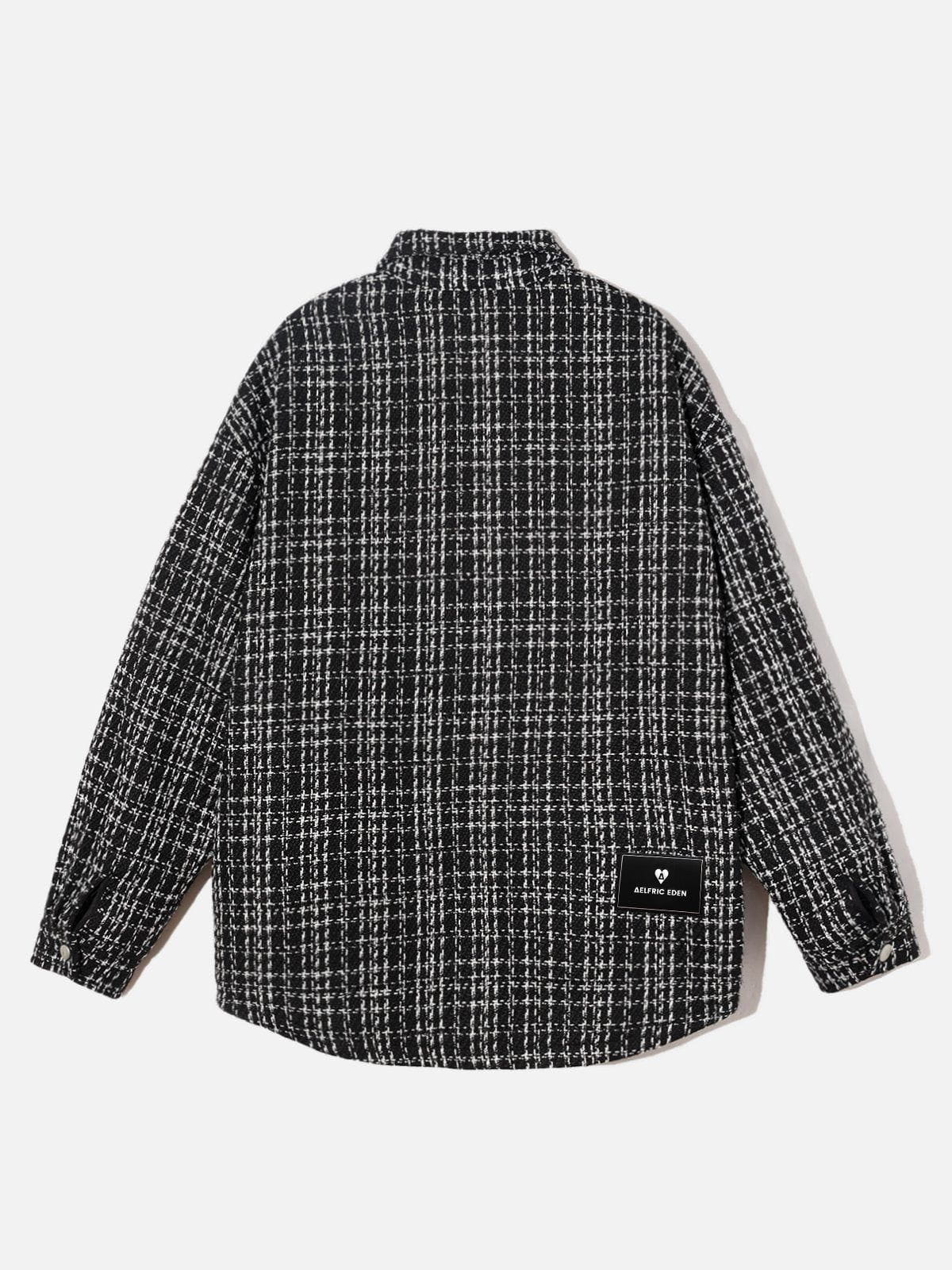 Vintage Plaid Jacket for Women & Men | Oversized Warm Coat | City Of Love