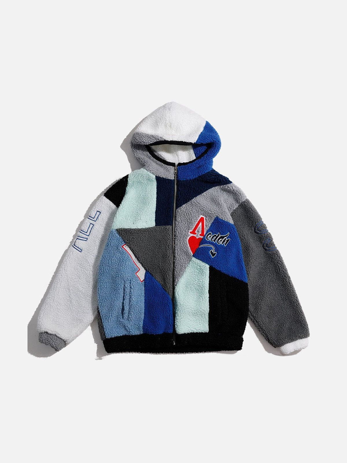 Sherpa Hooded Coat for Women & Men | Warm Oversized Winter Jacket