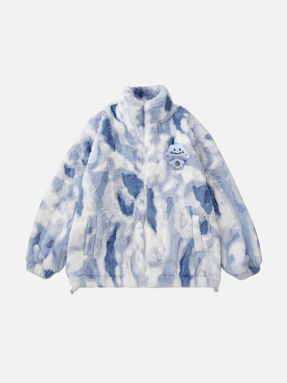 Gradient Tie Dye Fleece Jacket for Women & Men | Aelfric Eden