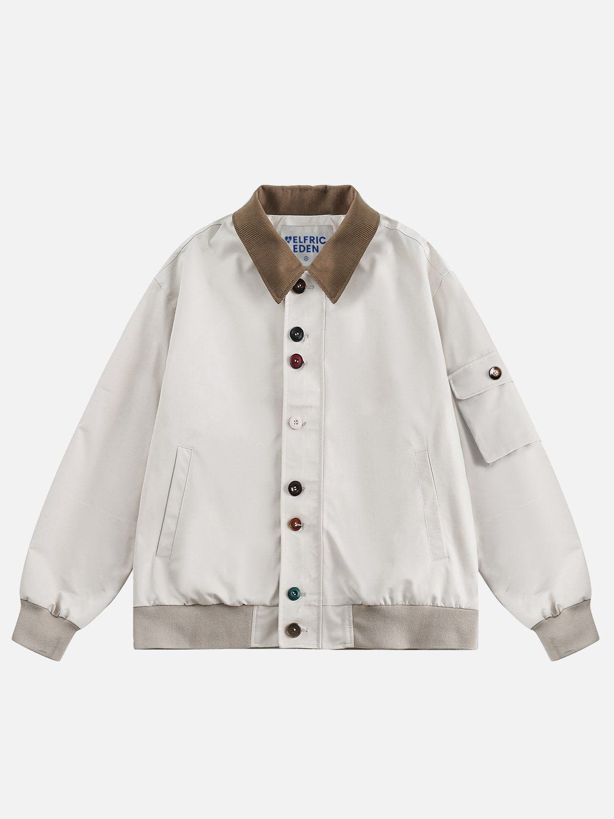 Corduroy Patchwork Bomber Jacket for Men | Aelfric Eden