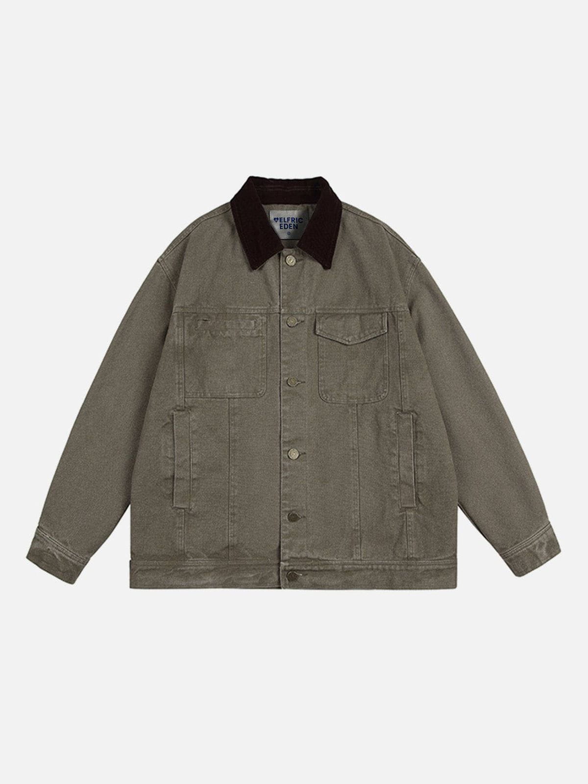 Oversized Washed Barn Jacket for Men | Aelfric Eden