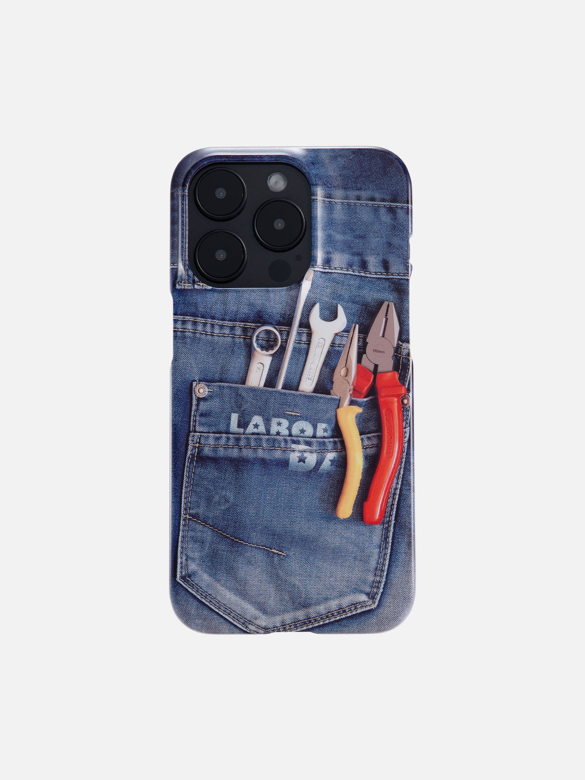 Denim Print TPU Phone Case with Easy-Grip Design | Sensitive Responsive