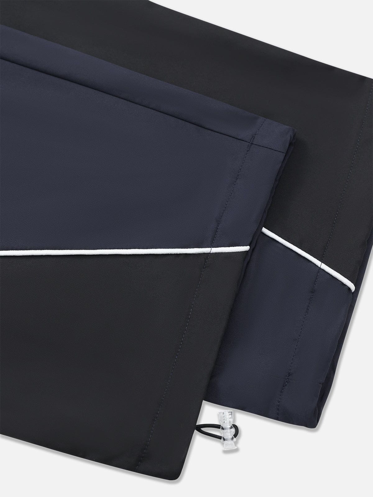 Baggy Track Pants with Color Blocking & Embroidery | Aelfric Eden