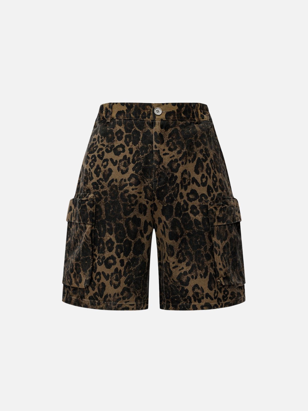 Leopard Print Shorts with Big Pockets | Aelfric Eden