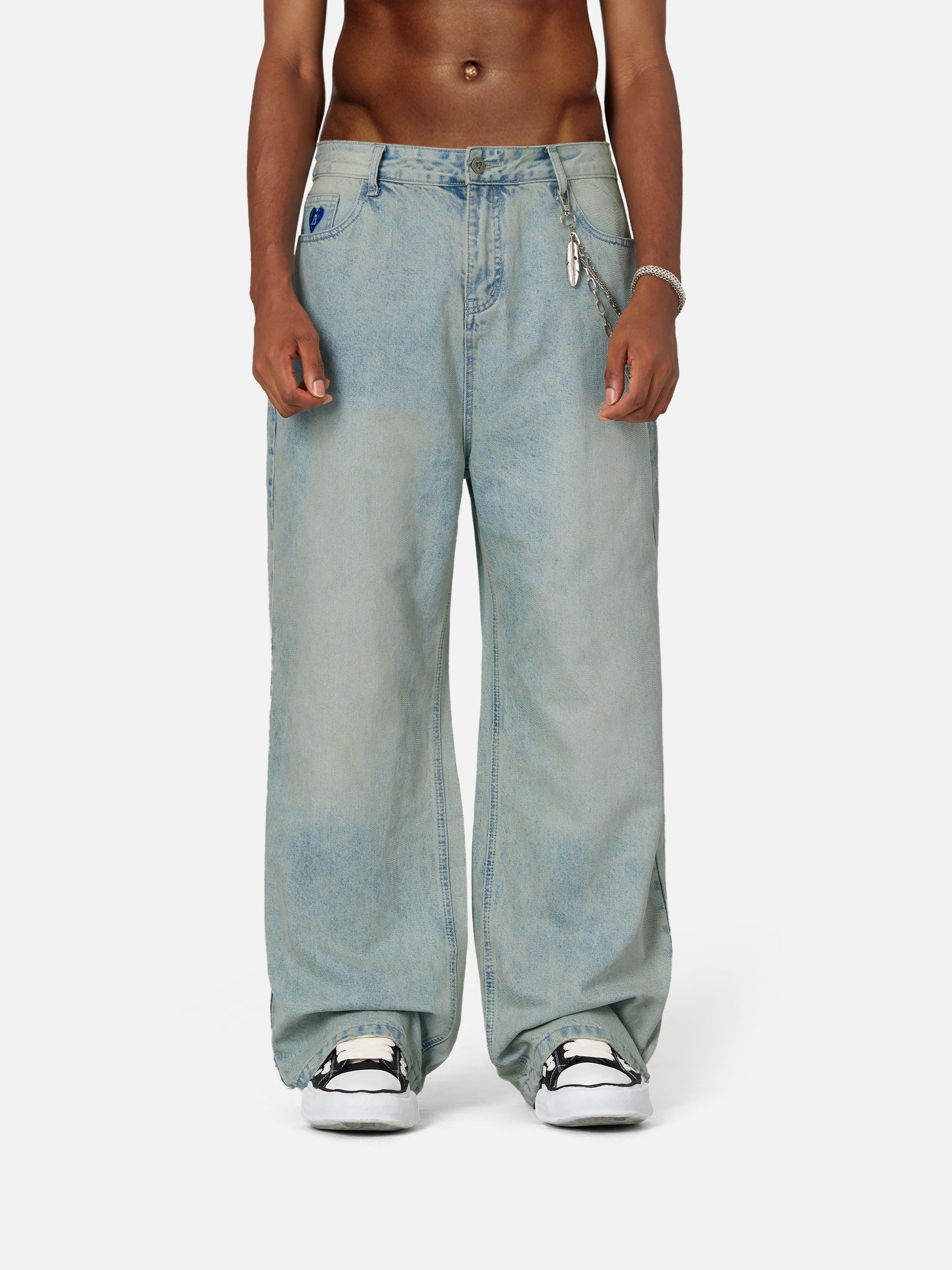 Baggy Jeans for Men & Women | Loose Fit Casual Denim | Aelfric Eden