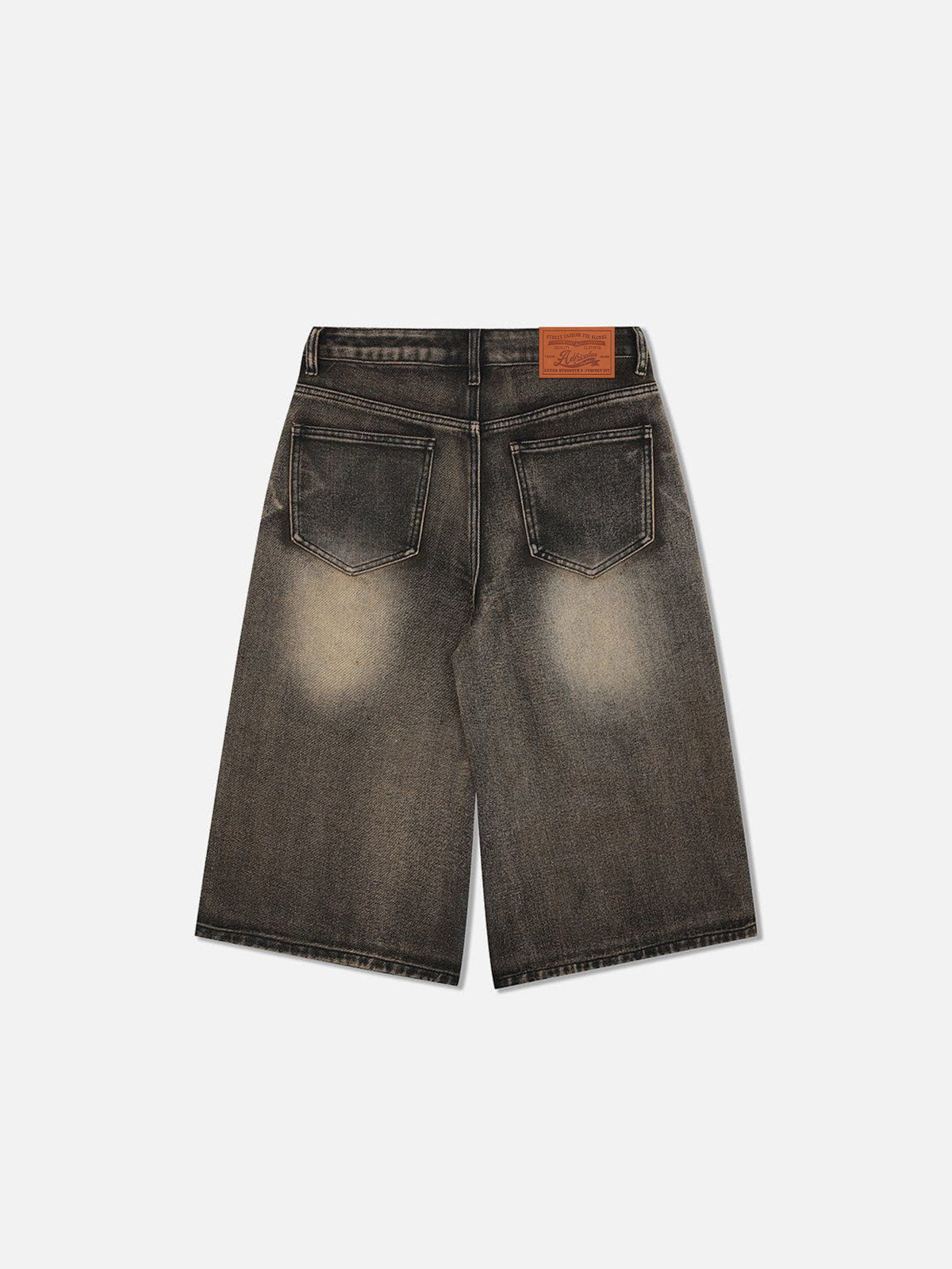 Vintage Washed Longline Denim Shorts for Men & Women | Aelfric Eden