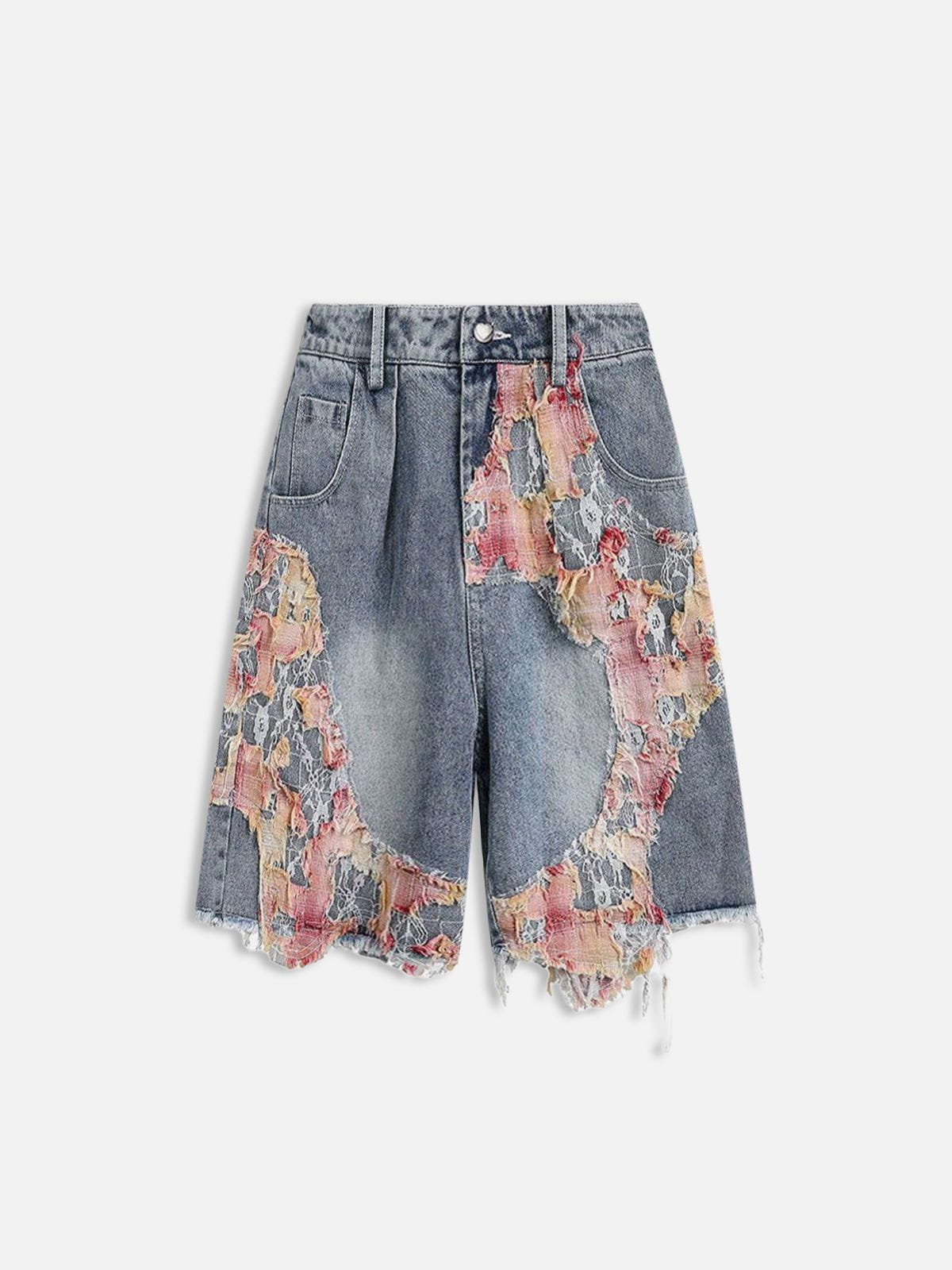 Lace Jorts with Tulle Detail for Bold Fashion | Aelfric Eden
