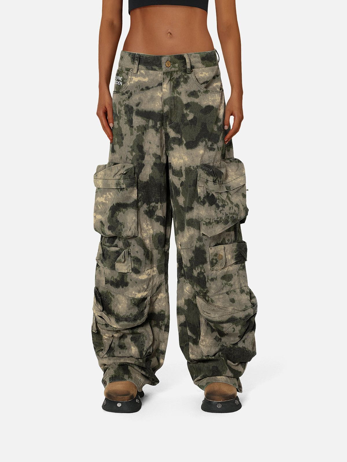 Camouflage Baggy Pants for Men with Big Pockets | Aelfric Eden