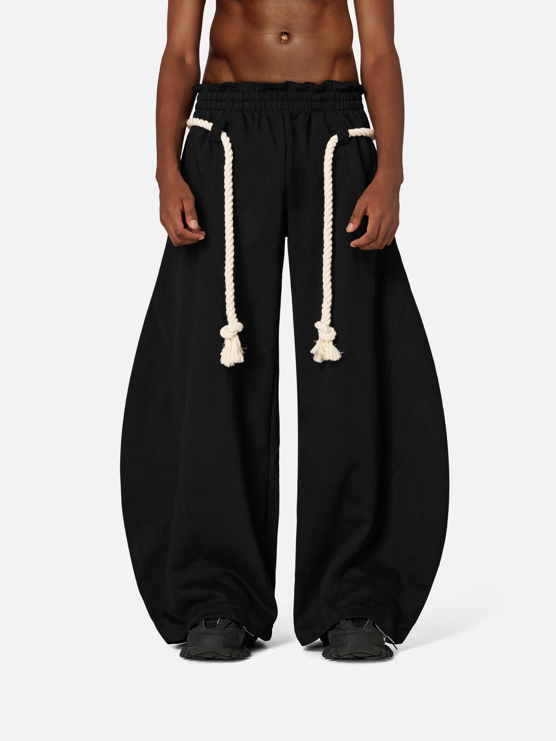 Super Baggy Sweatpants for Men with Rope Detail | Aelfric Eden