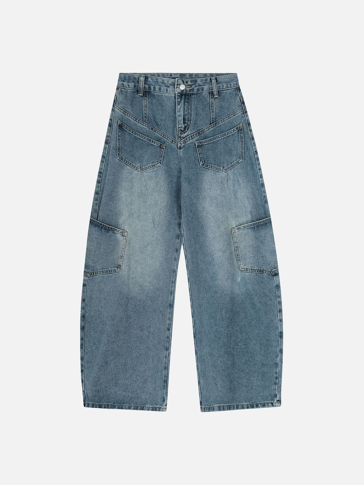 Baggy Barrel Jeans with Multi Pockets | Aelfric Eden