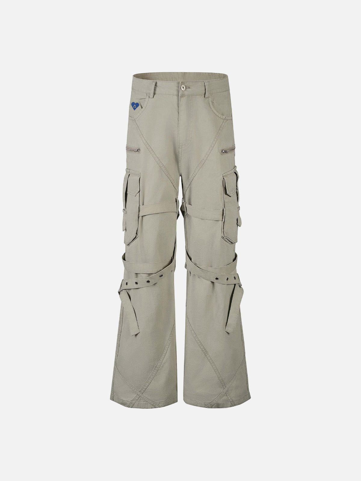 Multi Pocket Cargo Pants with Bandage Design | Aelfric Eden