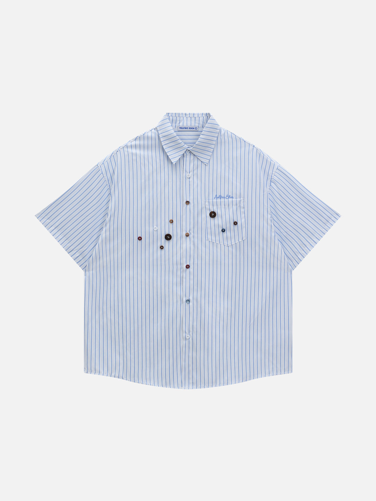 Colorful Button-Up Short Sleeve Shirt | Aelfric Eden