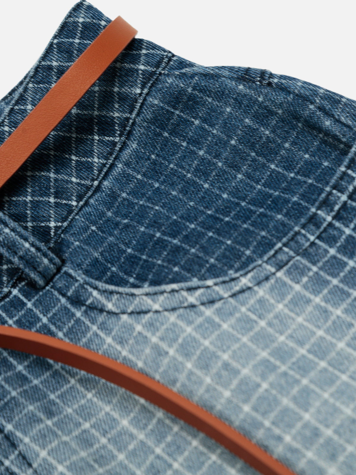 Vintage Plaid Washed Longline Jorts for Men | Aelfric Eden