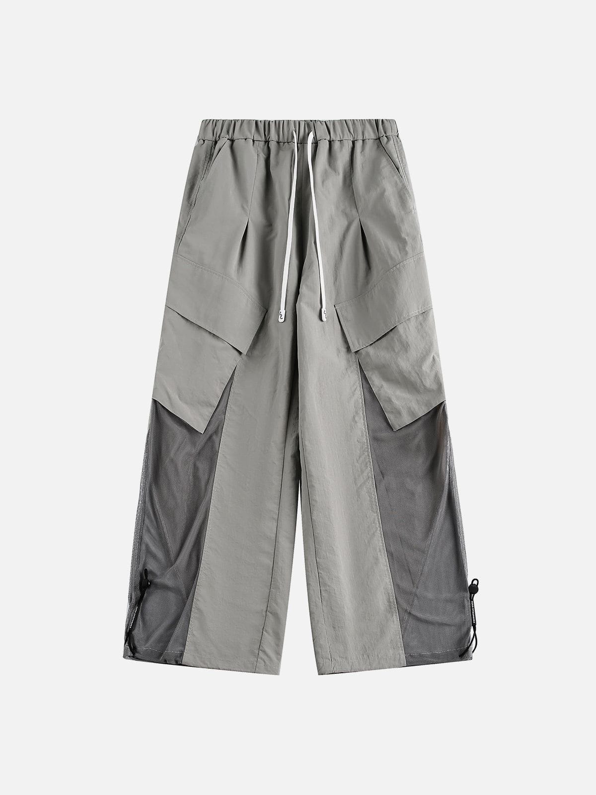 Mesh Patchwork Baggy Track Pants for Men | Aelfric Eden
