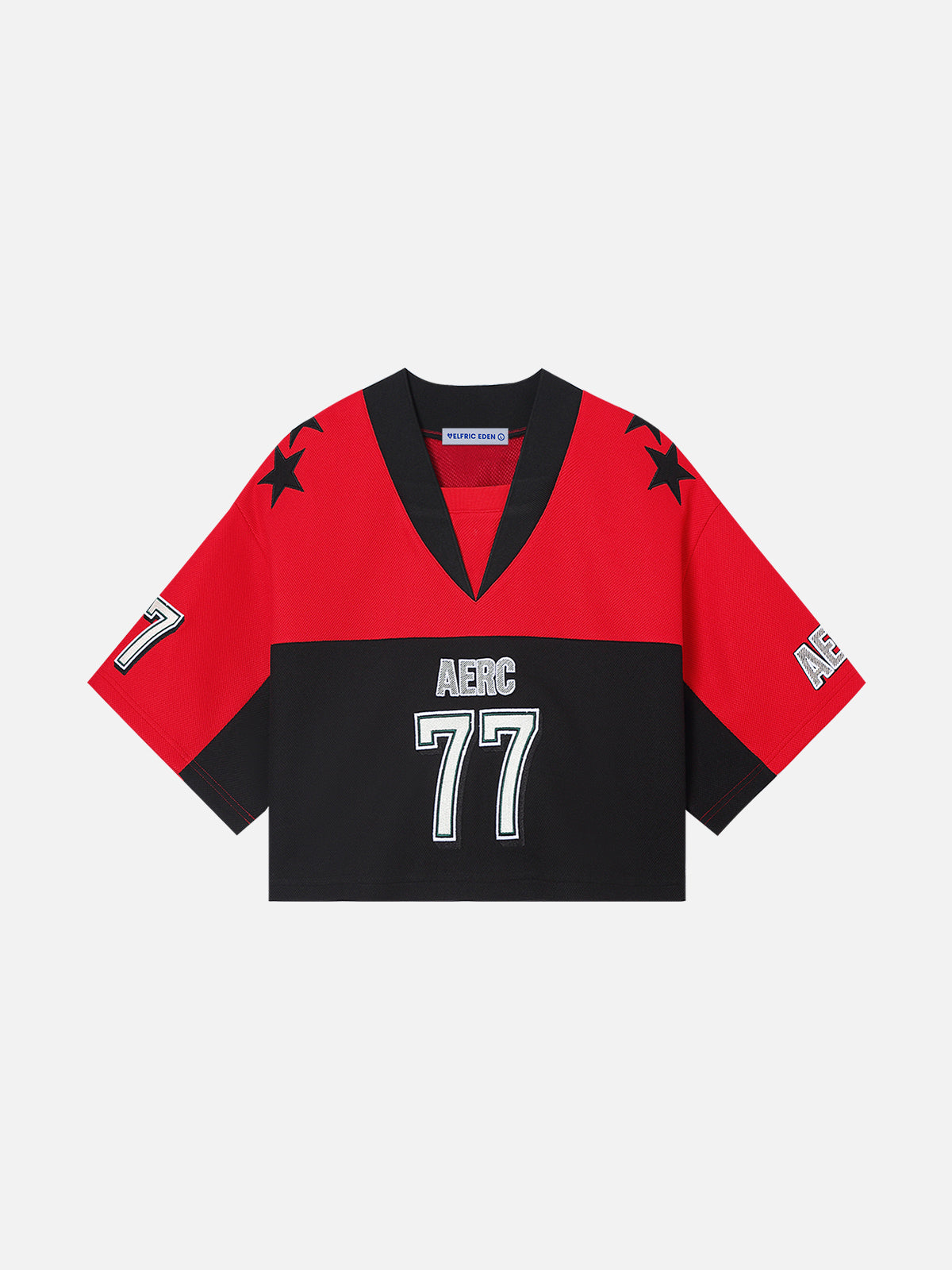 77 Star Boxy Tee - Stretchy & Breathable Knit Fabric | Aelfric Eden